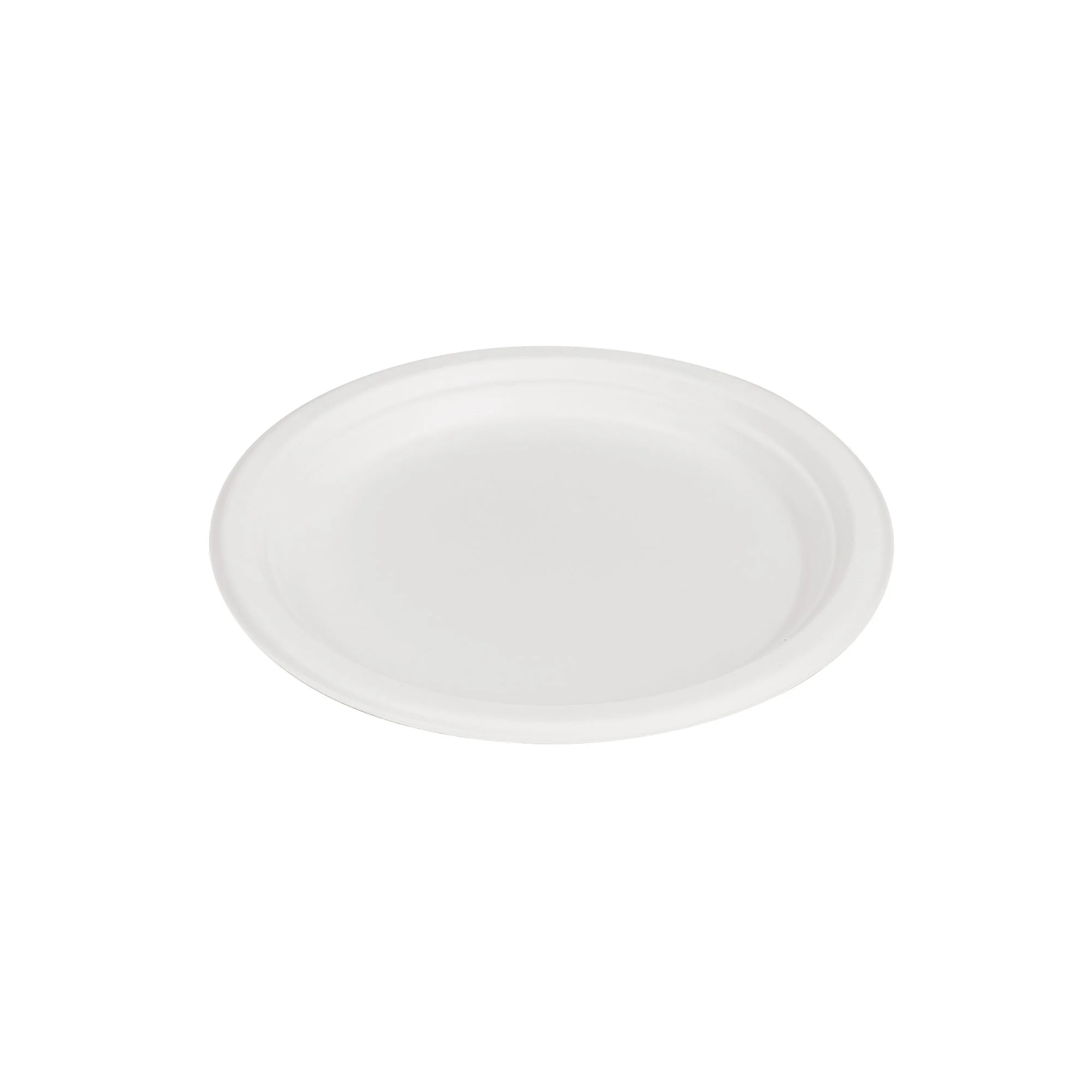 10 Inch Round Extra Strong Plate Sugarcane Bagasse PFAS-Free Compostable Certified