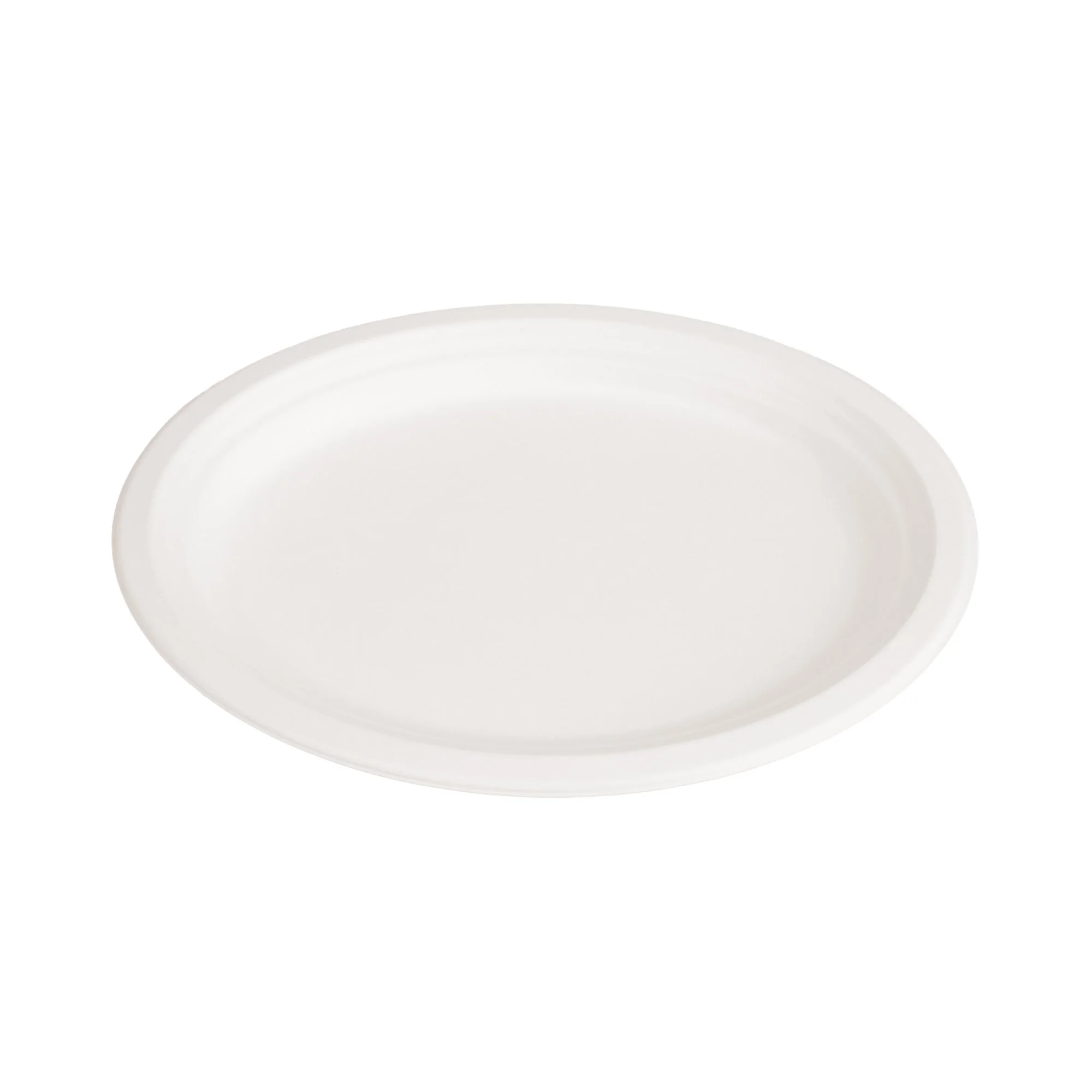 12.6 Inch Oval Plate Sugarcane Bagasse PFAS-Free Compostable Certified