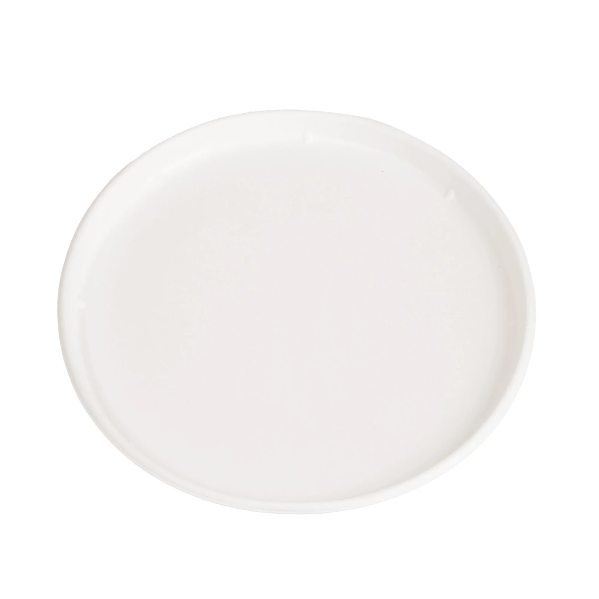 12.6 Inch Pizza Round Plate Sugarcane Bagasse PFAS-Free Compostable Certified