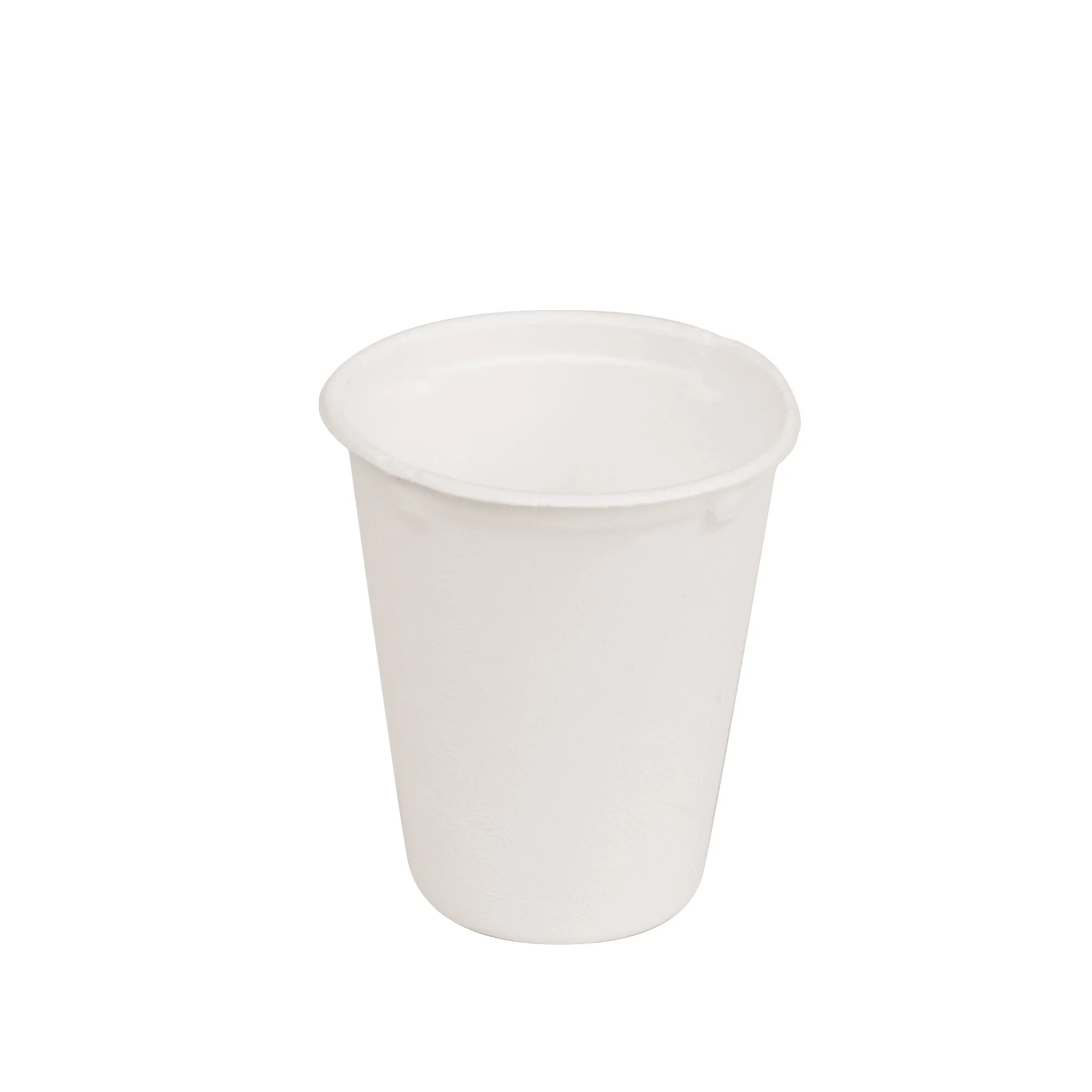 8oz Cup Sugarcane Bagasse PFAS-Free Compostable Certified