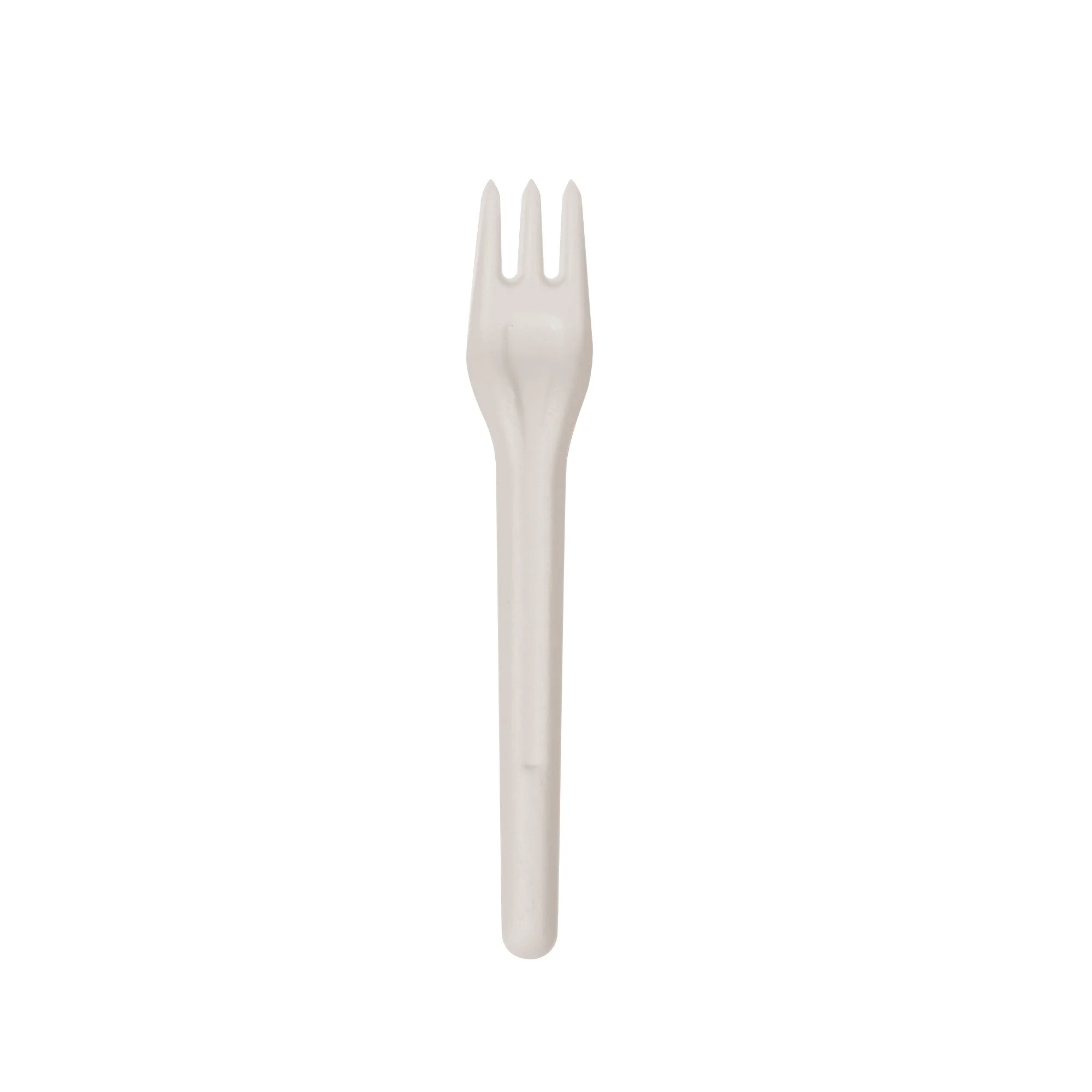 Large Fork Sugarcane Bagasse PFAS-Free Compostable Certified Cutlery