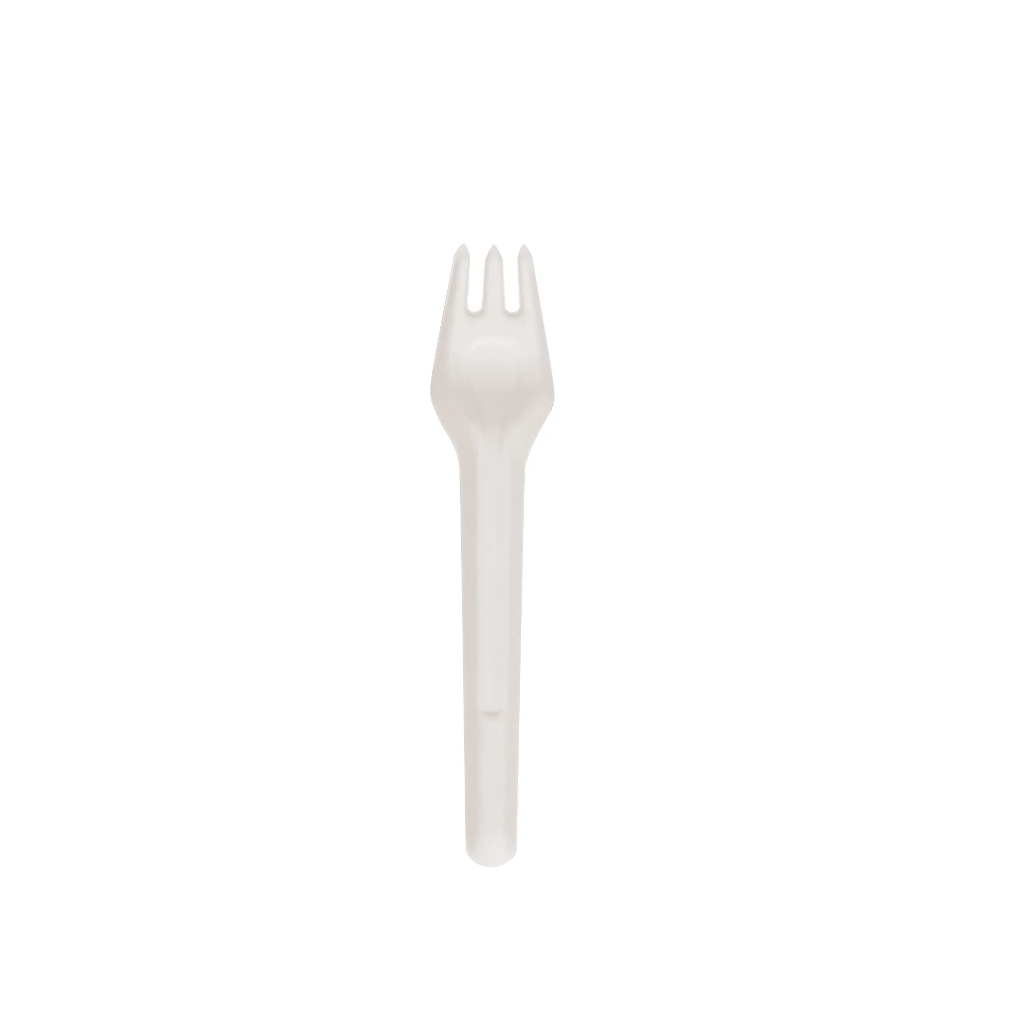 Medium Fork Sugarcane Bagasse PFAS-Free Compostable Certified Cutlery