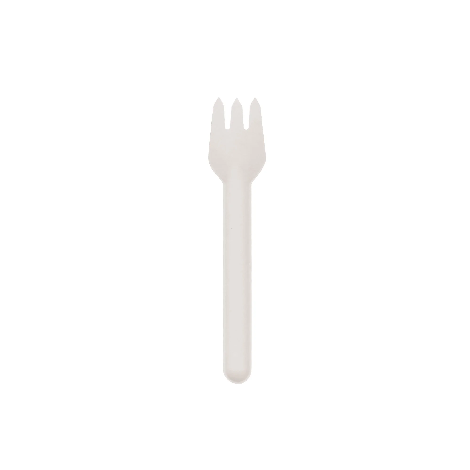 Small Fork Sugarcane Bagasse PFAS-Free Compostable Certified Cutlery
