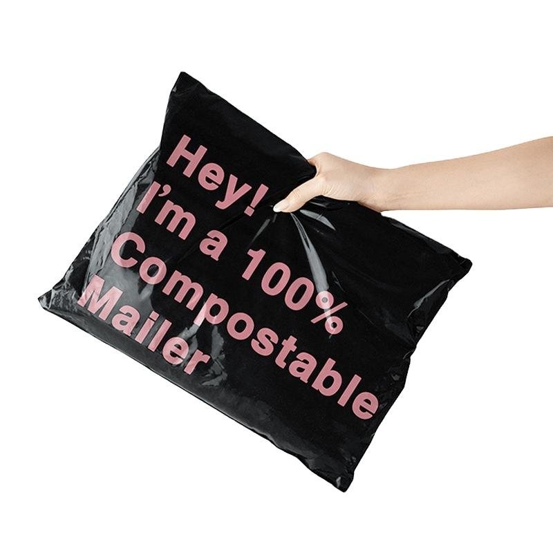 Compostable Mailer Bags - PBAT + PLA + Corn Starch (L410 x W220 mm)