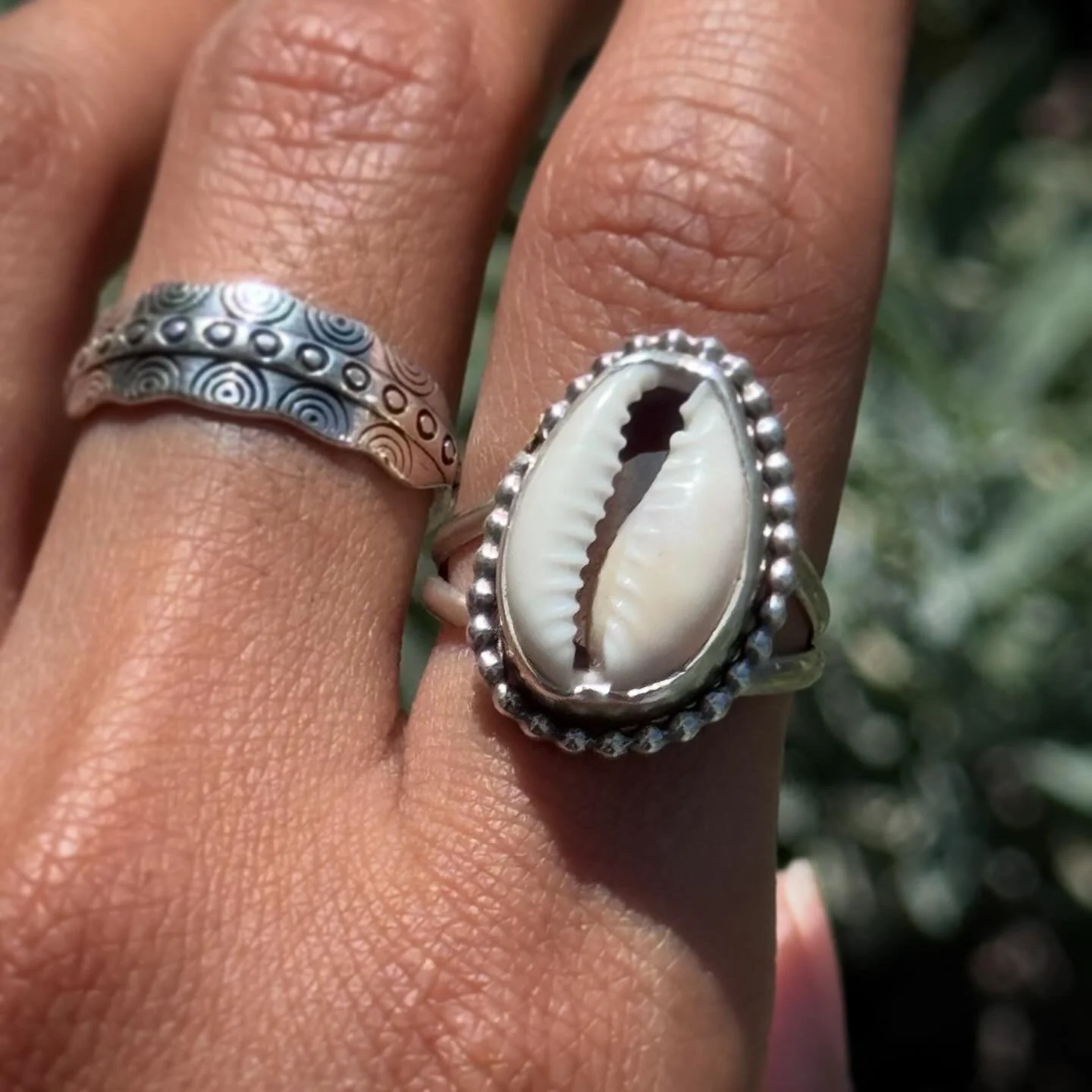 Cowrie Shell Ring