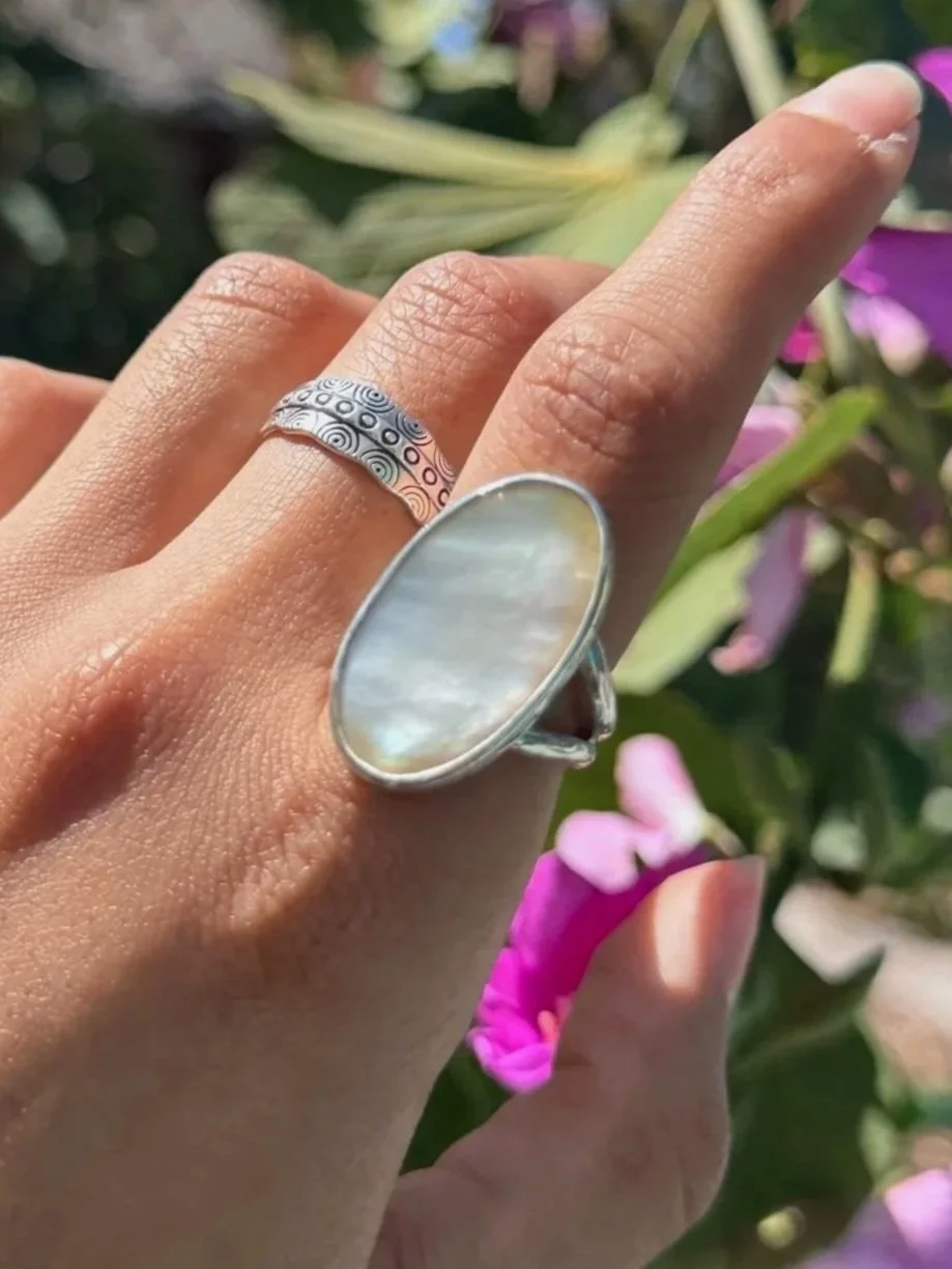 Mother of Pearl Ring