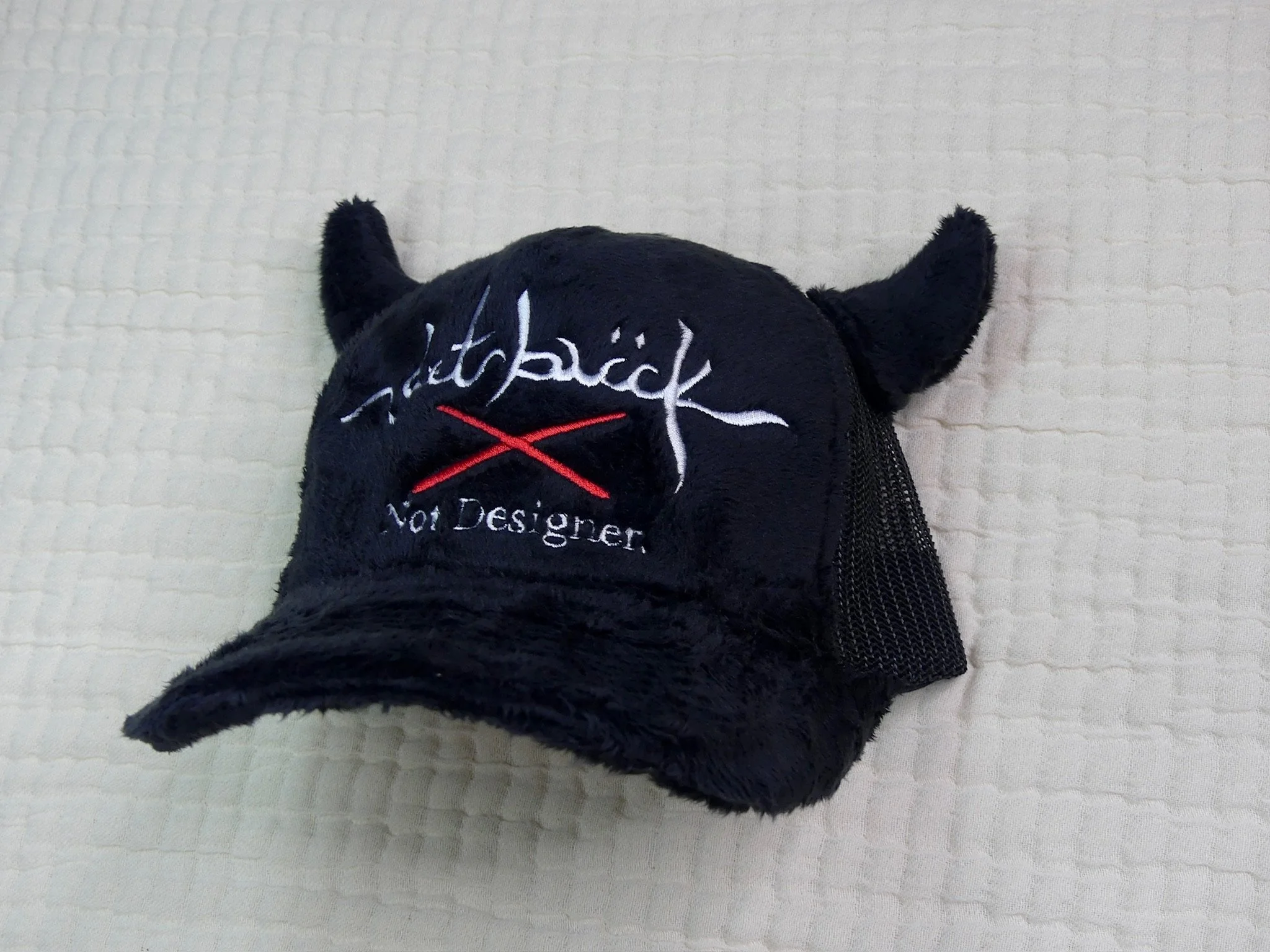 Faux Fur Devil Hat