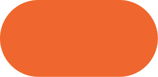 A large orange oval shape with a black background.