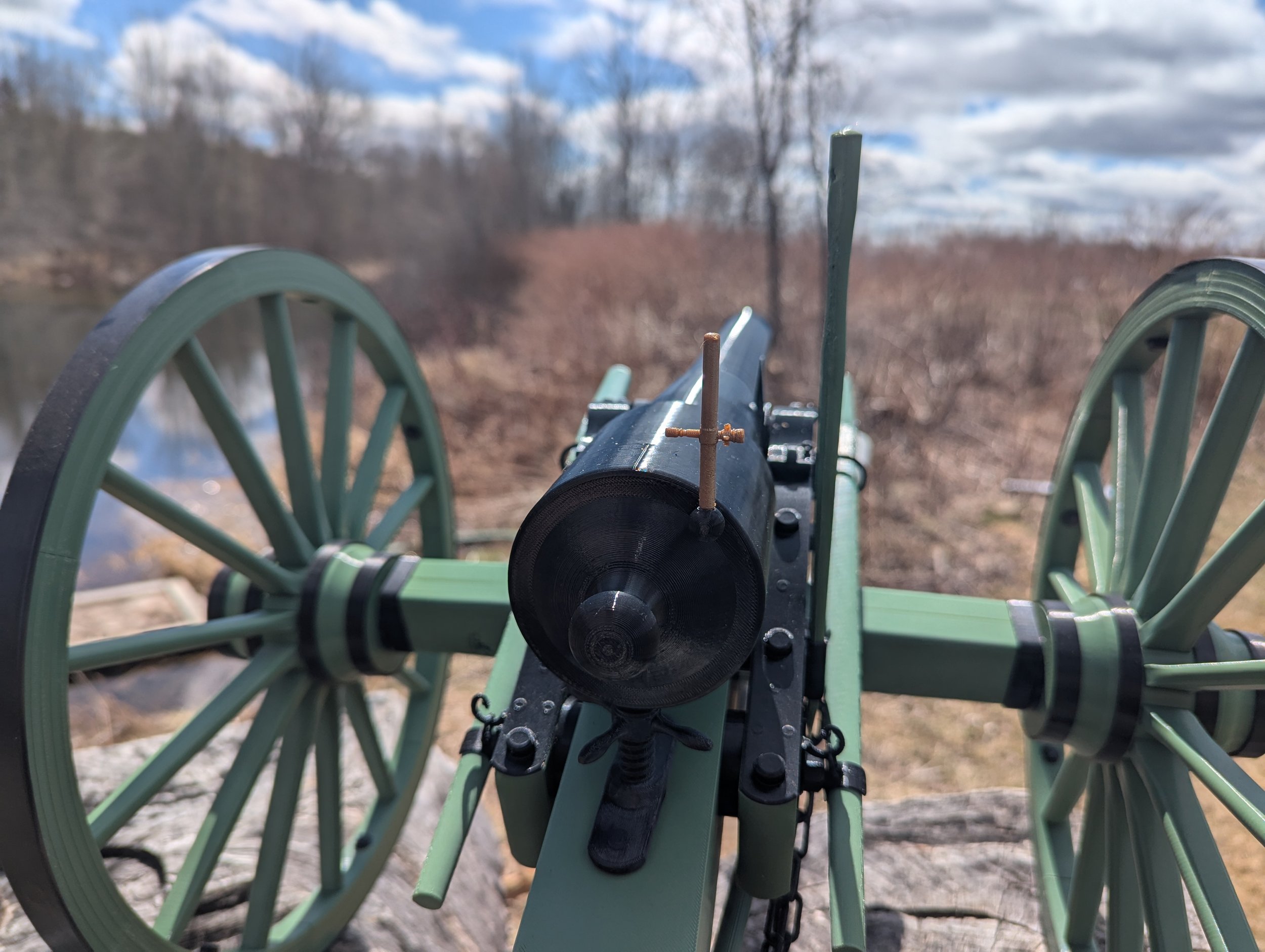 M1861 10-Pounder Parrott Rifle (early style) STL Files