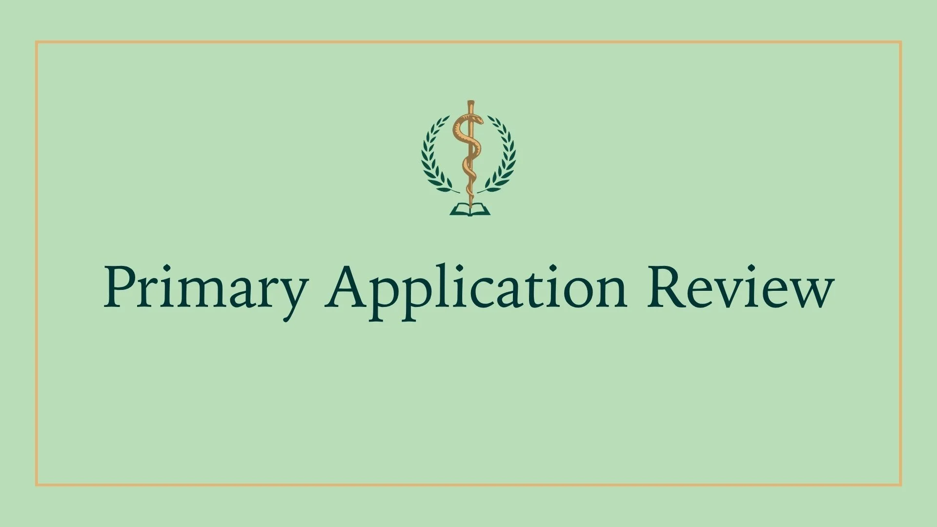 Primary Application Review