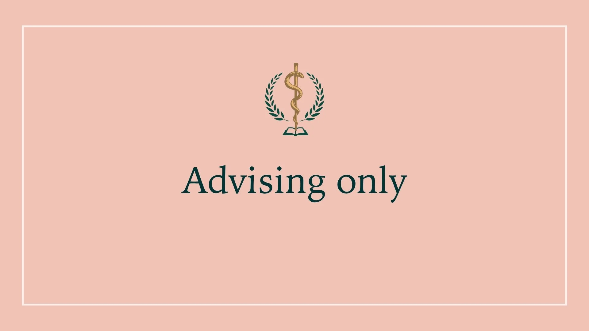 Advising Only
