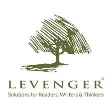 Logo featuring a stylized tree with a book or shadow beneath it, and the words "LEVERAGER" and "Solutions for Readers, Writers & Thinkers".