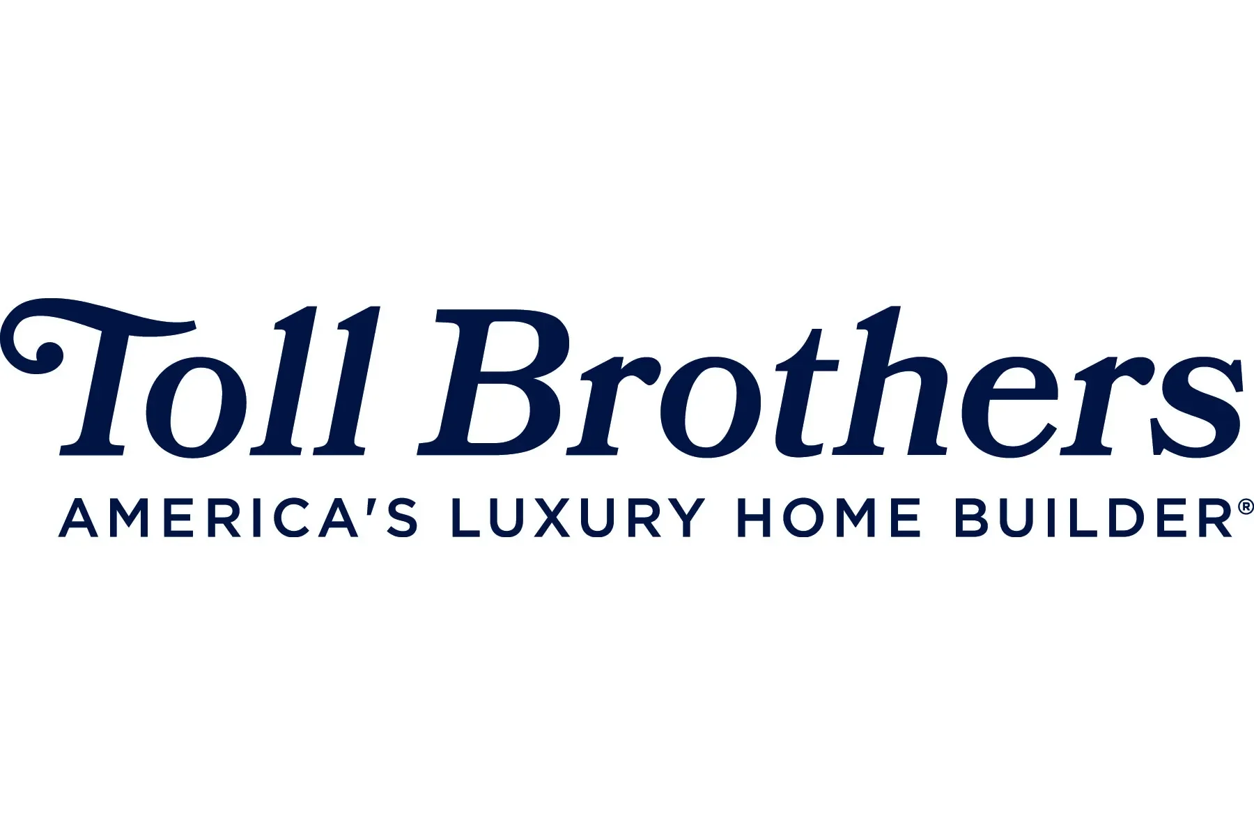 Toll Brothers logo with the text 'America's Luxury Home Builder'.