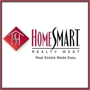 HomeSmart Realty West logo with red diamond and black and red text, and the slogan 'Real Estate Made Easy'.