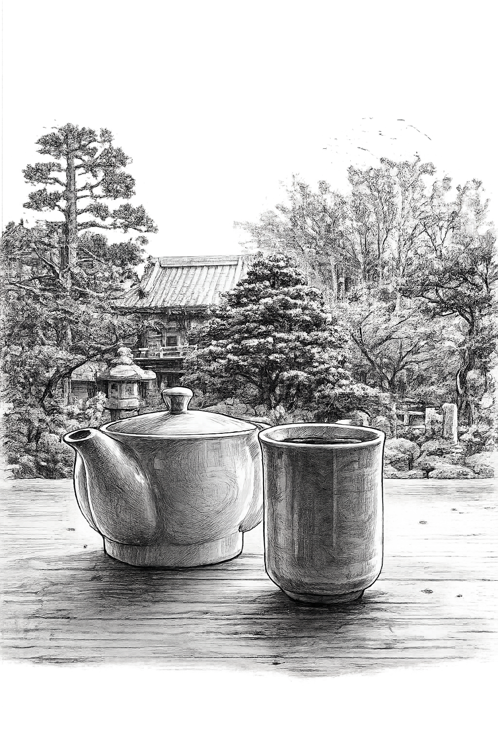 What begins to reveal itself through tea: 01