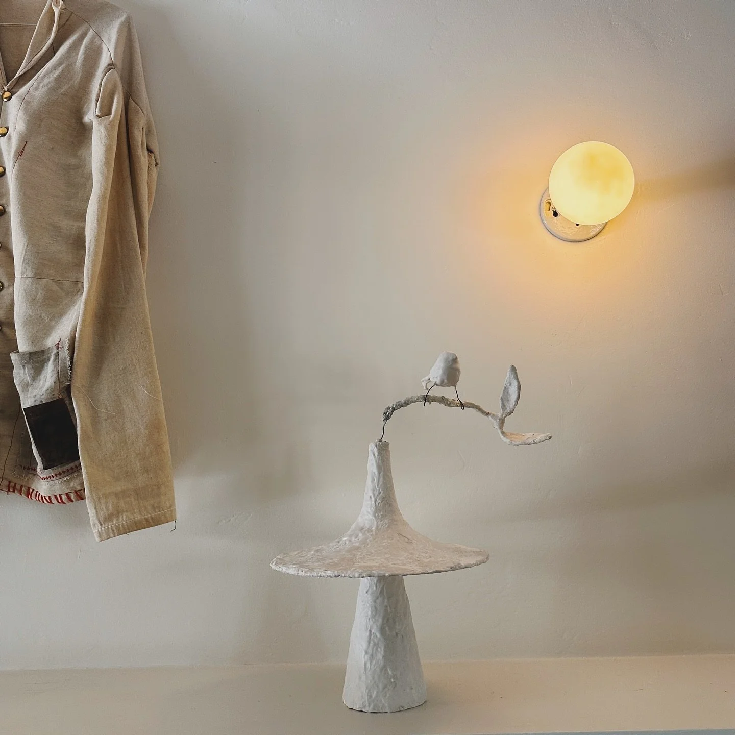 Small scale sculptures often serve as both sketches and standalone
pieces -functional objects that carry their own weight while hinting at
larger possibilities. These modest experiments become formative
gestures, sometimes evolving into full-scale wo