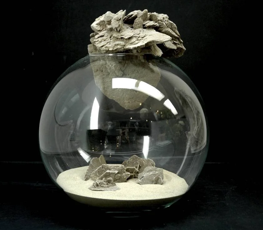 sand calcite terrarium