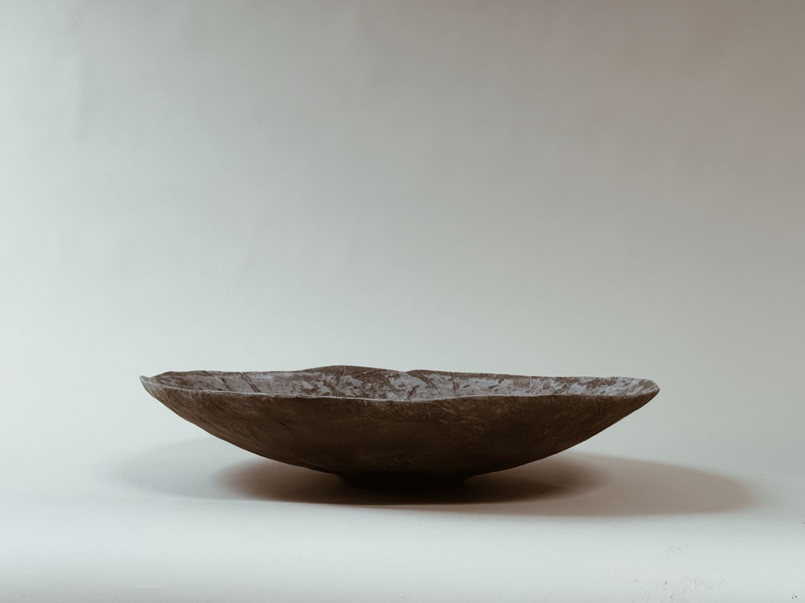 Concrete Shallow Bowl