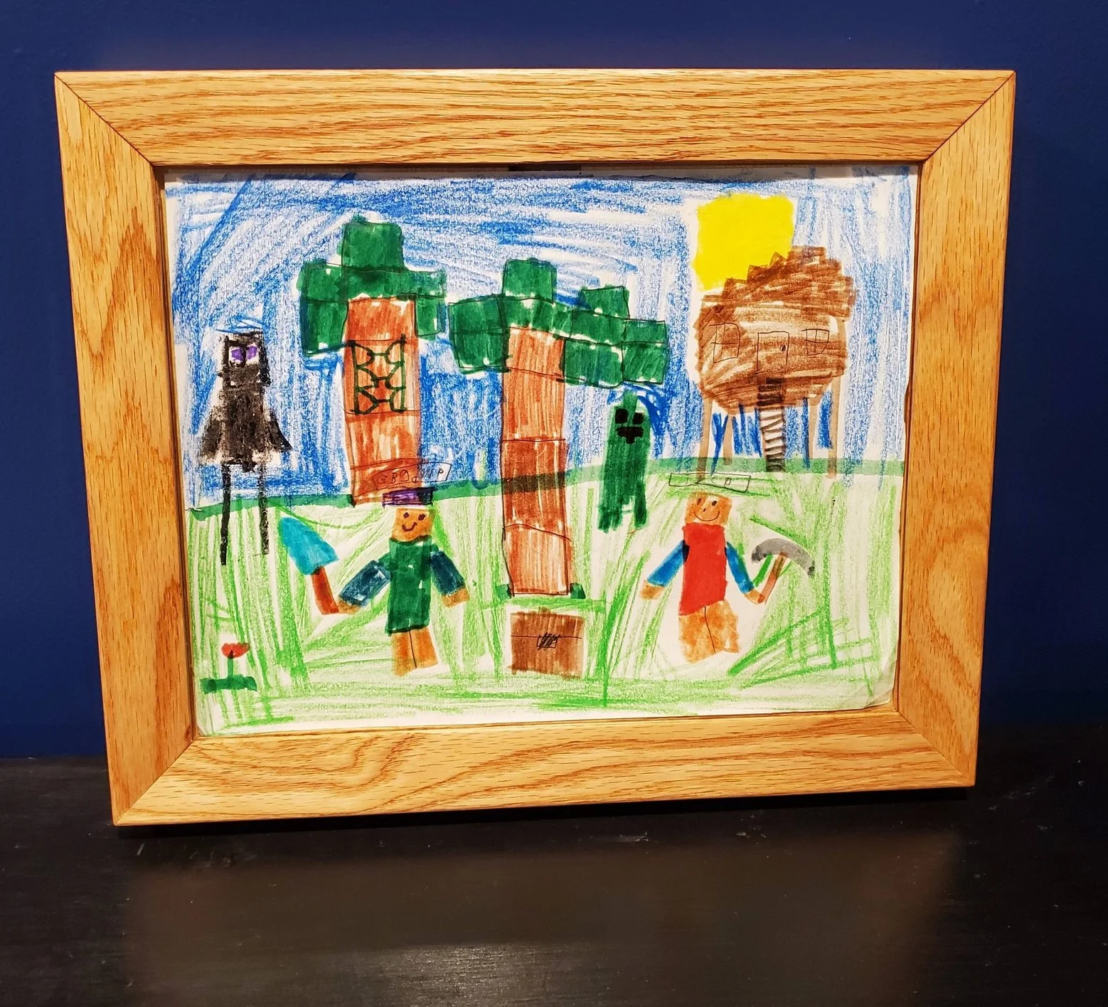 If you have young kids like me then you know what it's like to have little artists who are always excited to display their latest masterpiece on the refrigerator and very quickly there is no space for any more art. This picture frame solves that prob