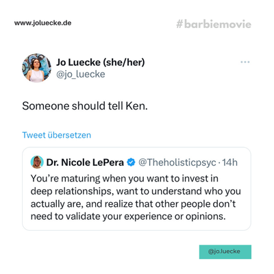 Zwei Fragen, die Greta Gerwigs Film "Barbie" genial beantwortet