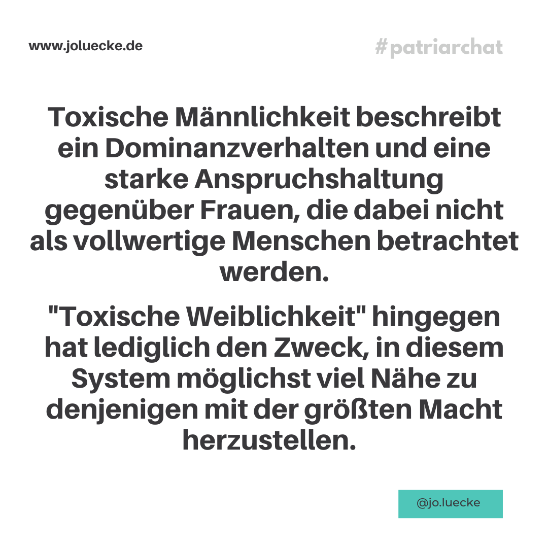 Was ist eigentlich "toxische Weiblichkeit"?