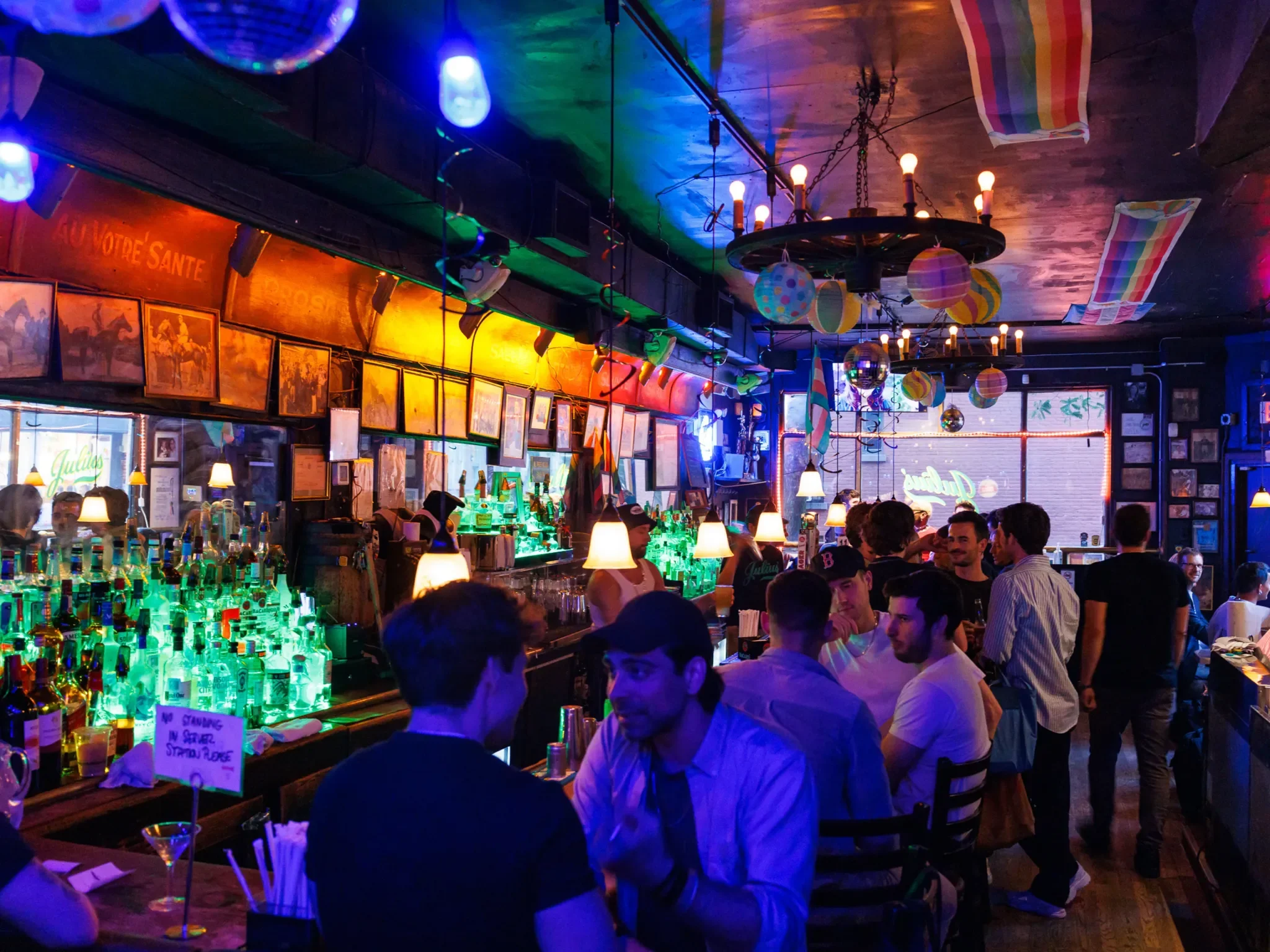 Inside Julius’ bar in New York City