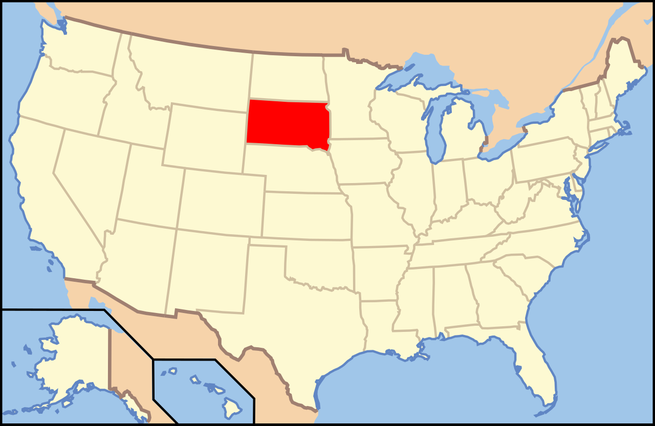 34. South Dakota