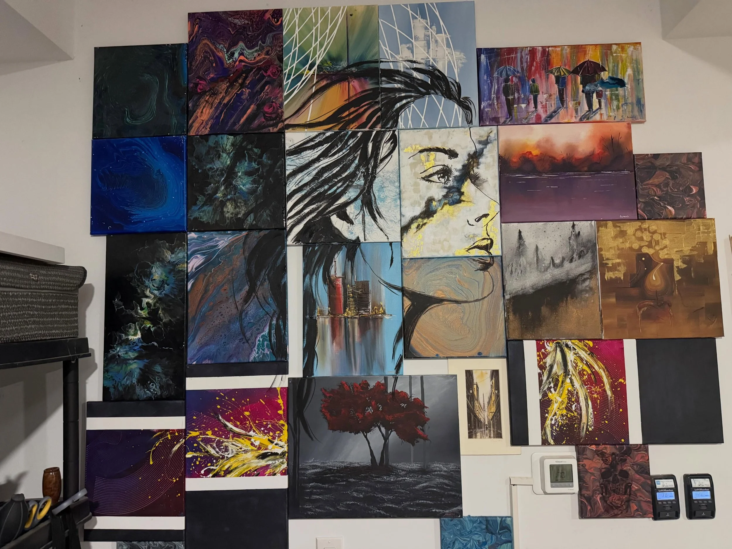 Something new from something old. New addition to my studio #myartstudio #artjourney
