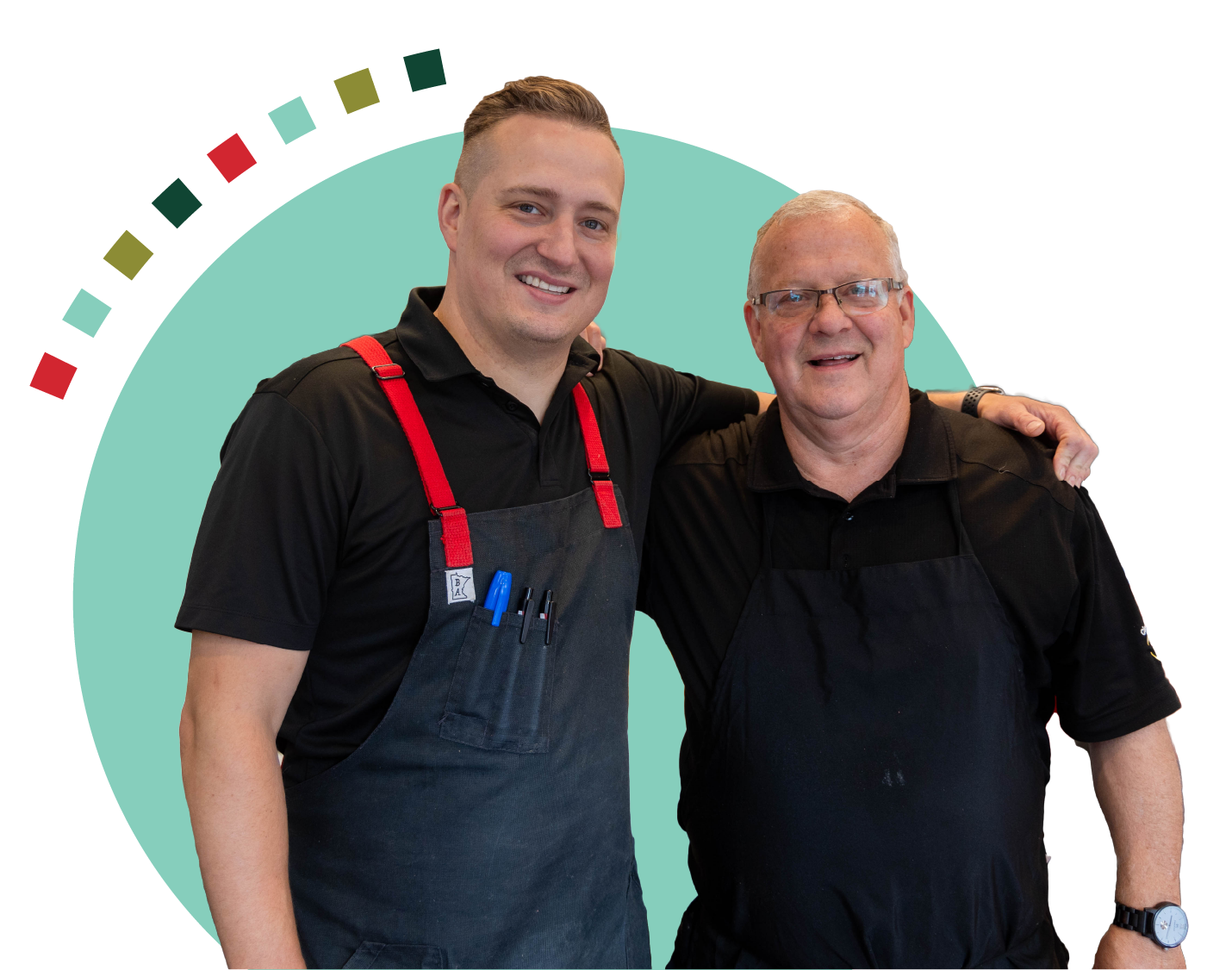 Josh and Bob Lillis of Eckerlin Meats
