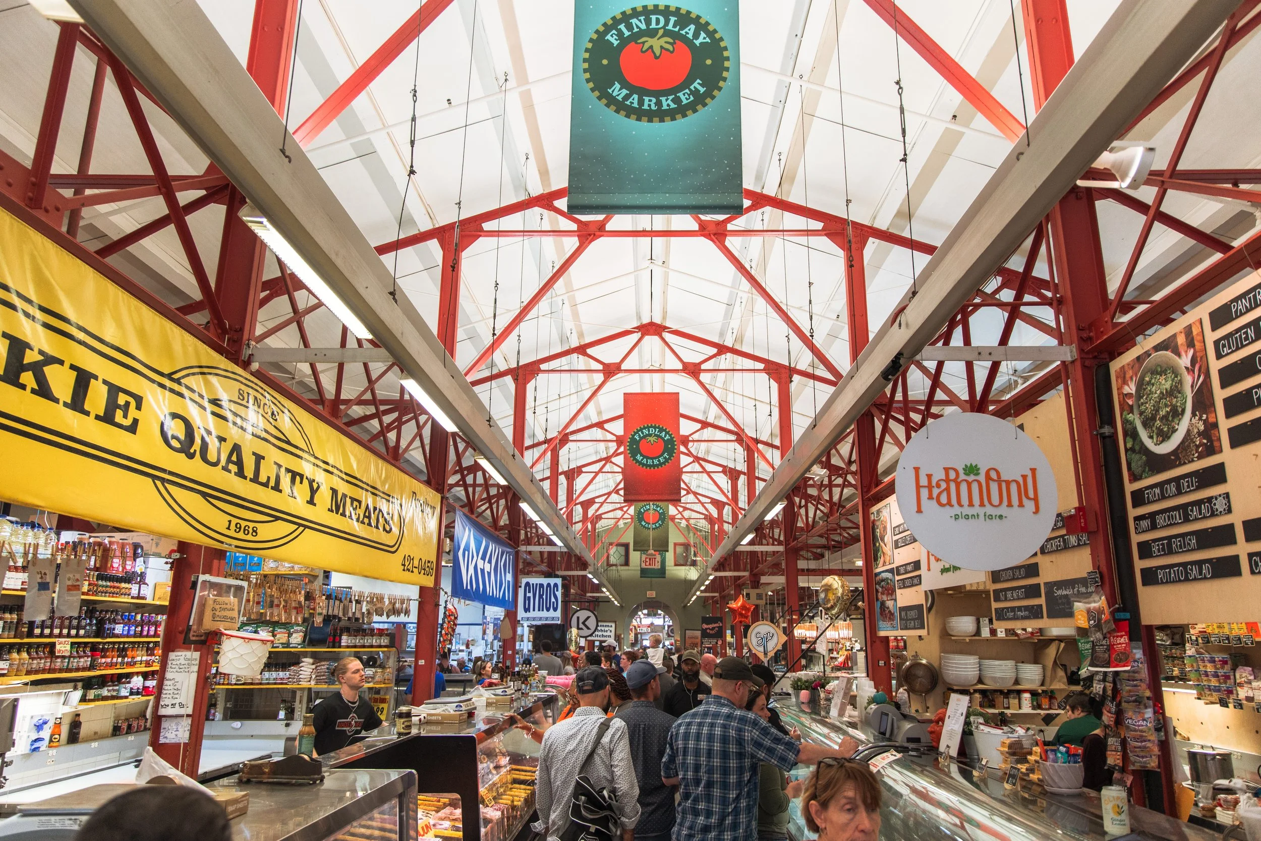 Interior of Findlay Market Market House