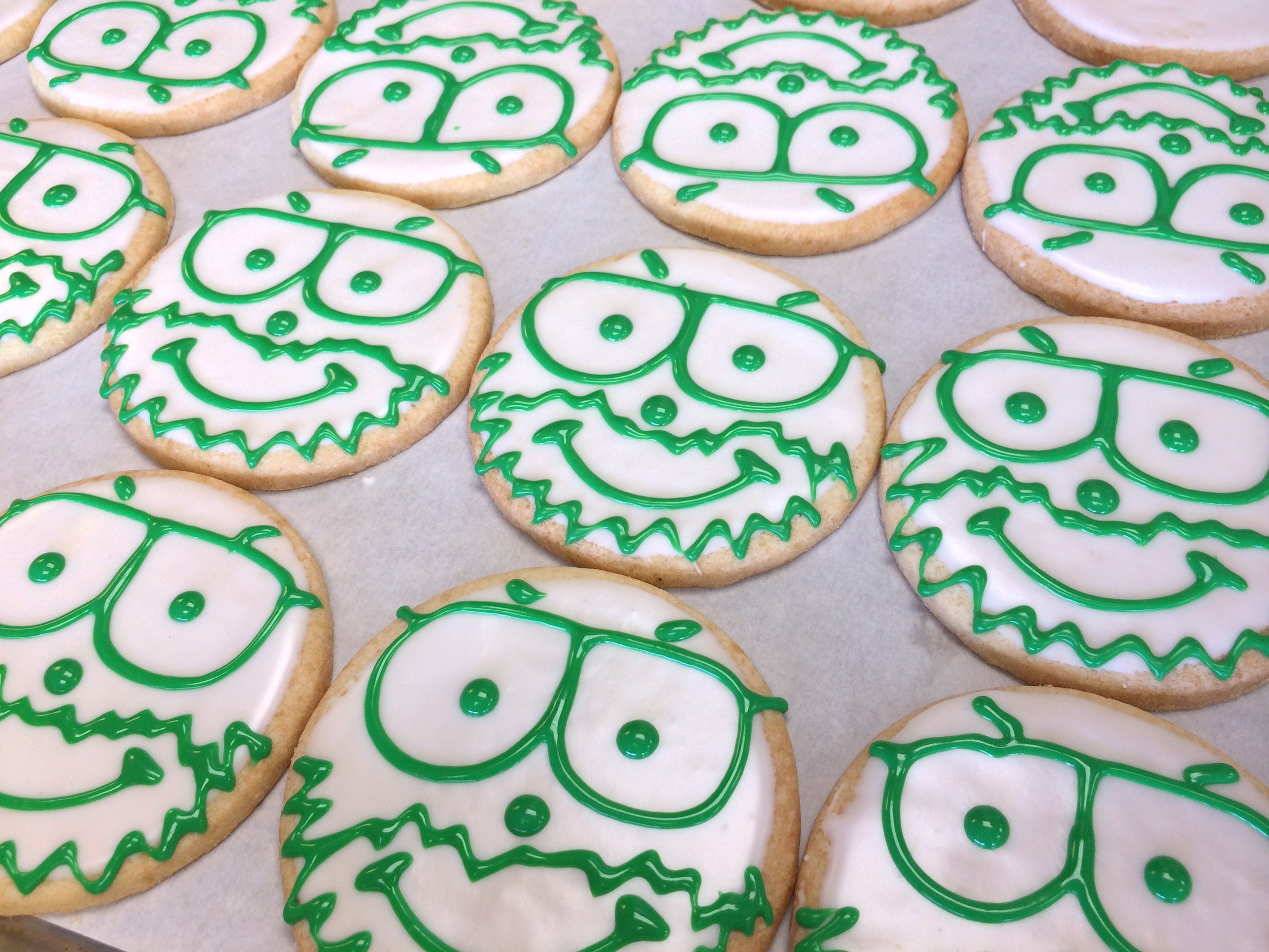 Eat n' Park cookies decorated as Pittsburgh Dad.
