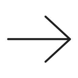 Black arrow pointing to the right on a white background