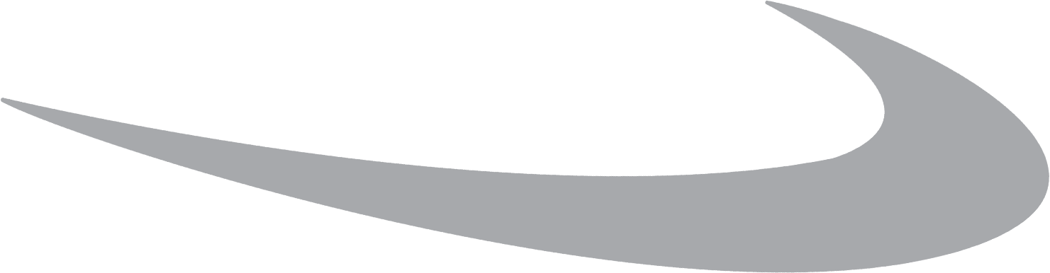 Pipe Flow Plumbing half swoosh logo in gray.