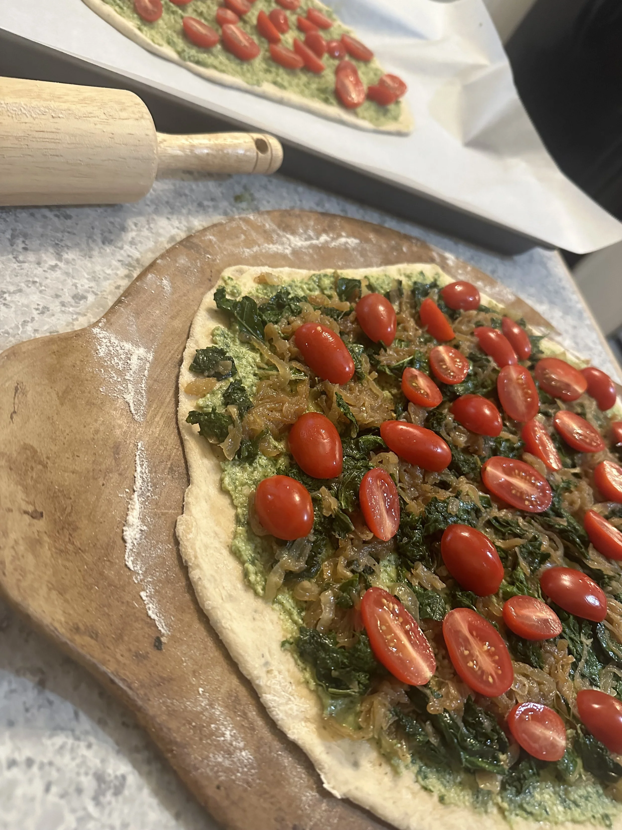 Sourdough pizza crust