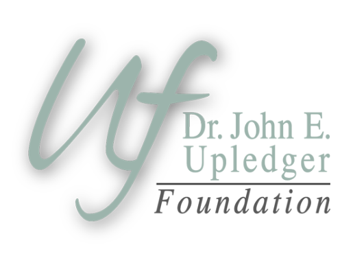 Logo of the Dr. John E. Upledger Foundation with stylized initials 'U' and 'F' and text indicating the foundation's name.