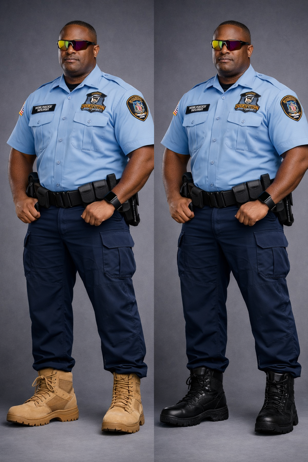Super Supreme Protection officer in official uniform