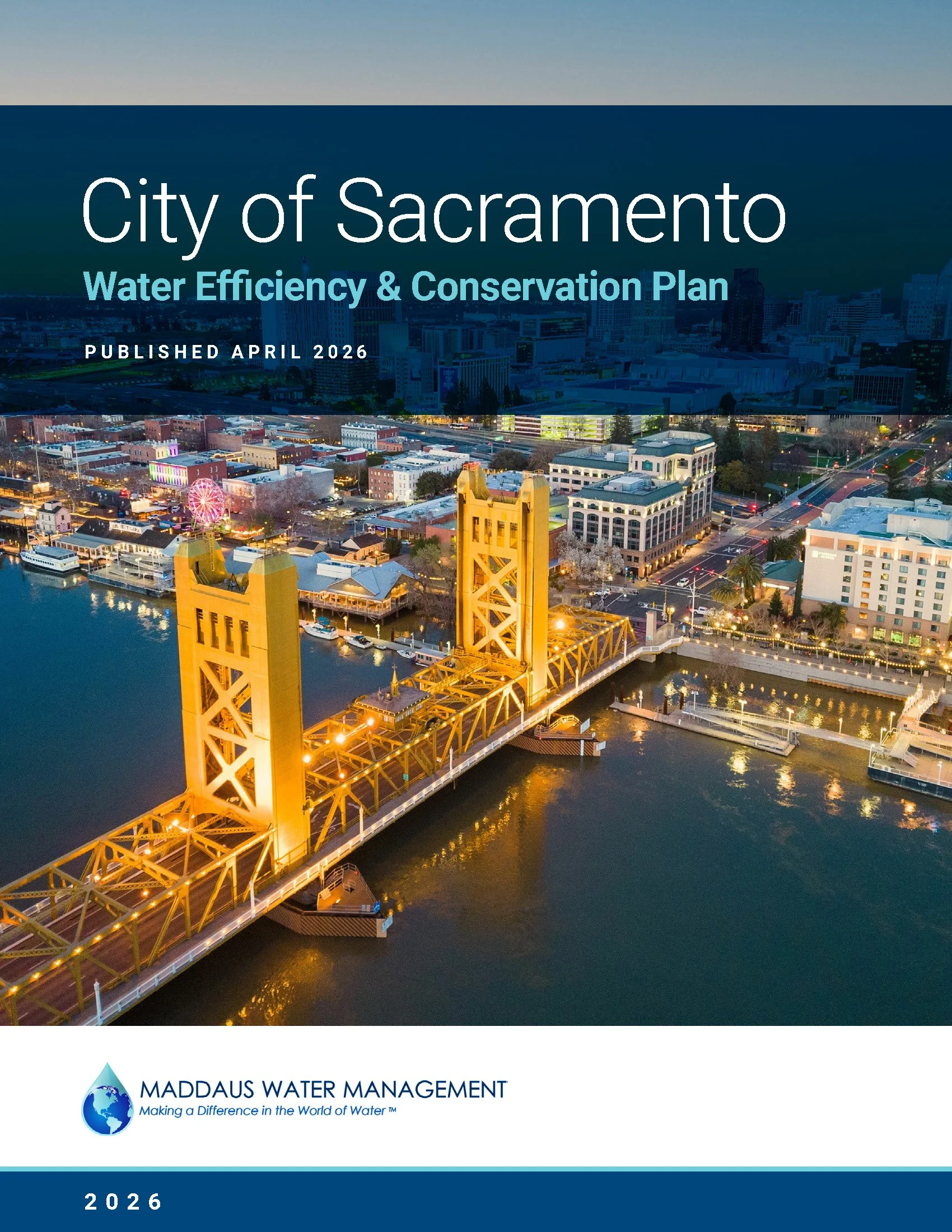 City of Sacramento • Water Efficiency &amp; Conservation Plan (2026), CA