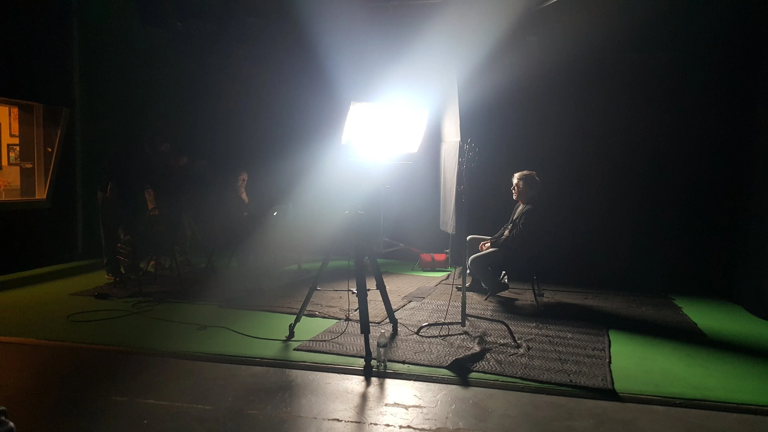 Interview set-up.