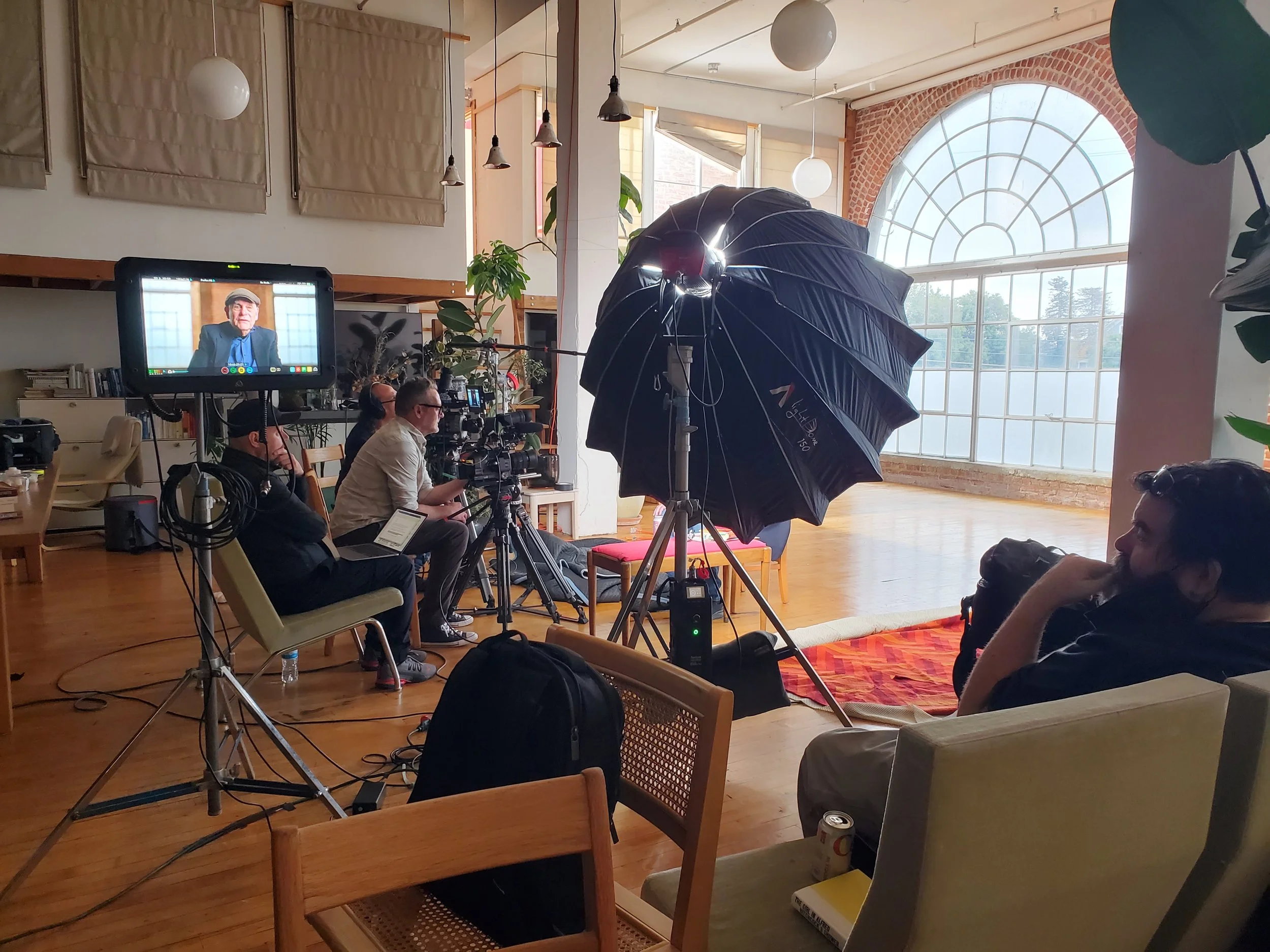 Interview set-up.