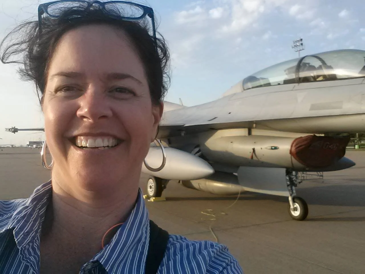 Kerry on location with BAE Systems.