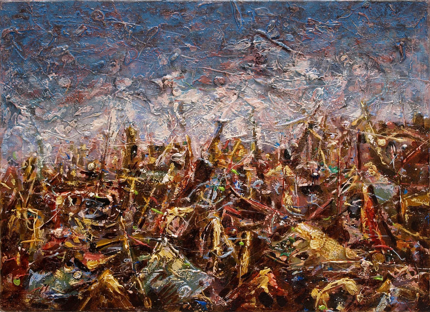 Trash I, 2007, huile sur toile, 33x46 cm