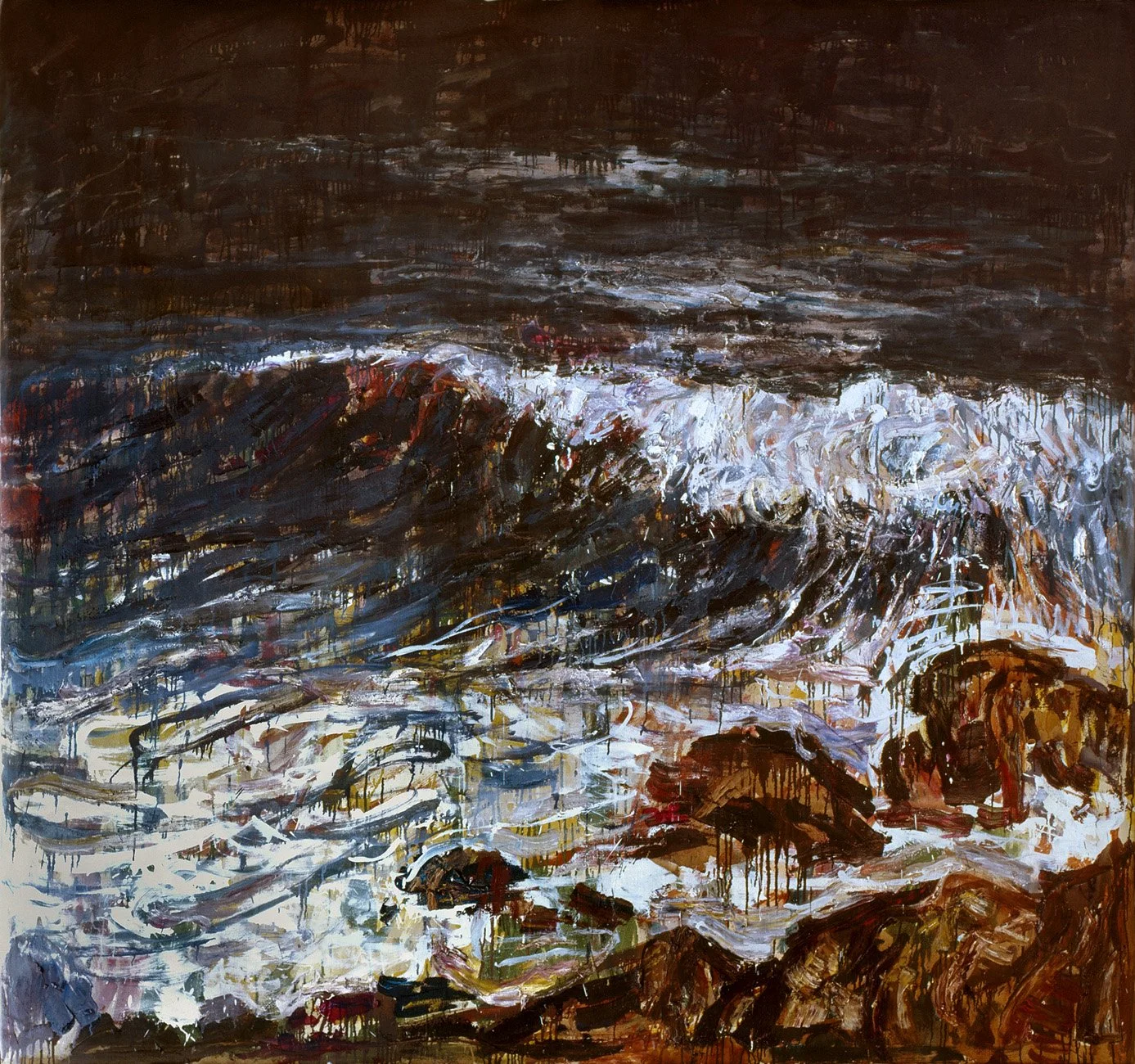 Marine, 2000, huile sur toile, 195x205 cm