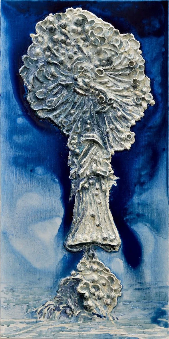  Licorne, 2015, huile sur toile, 100x50 cm