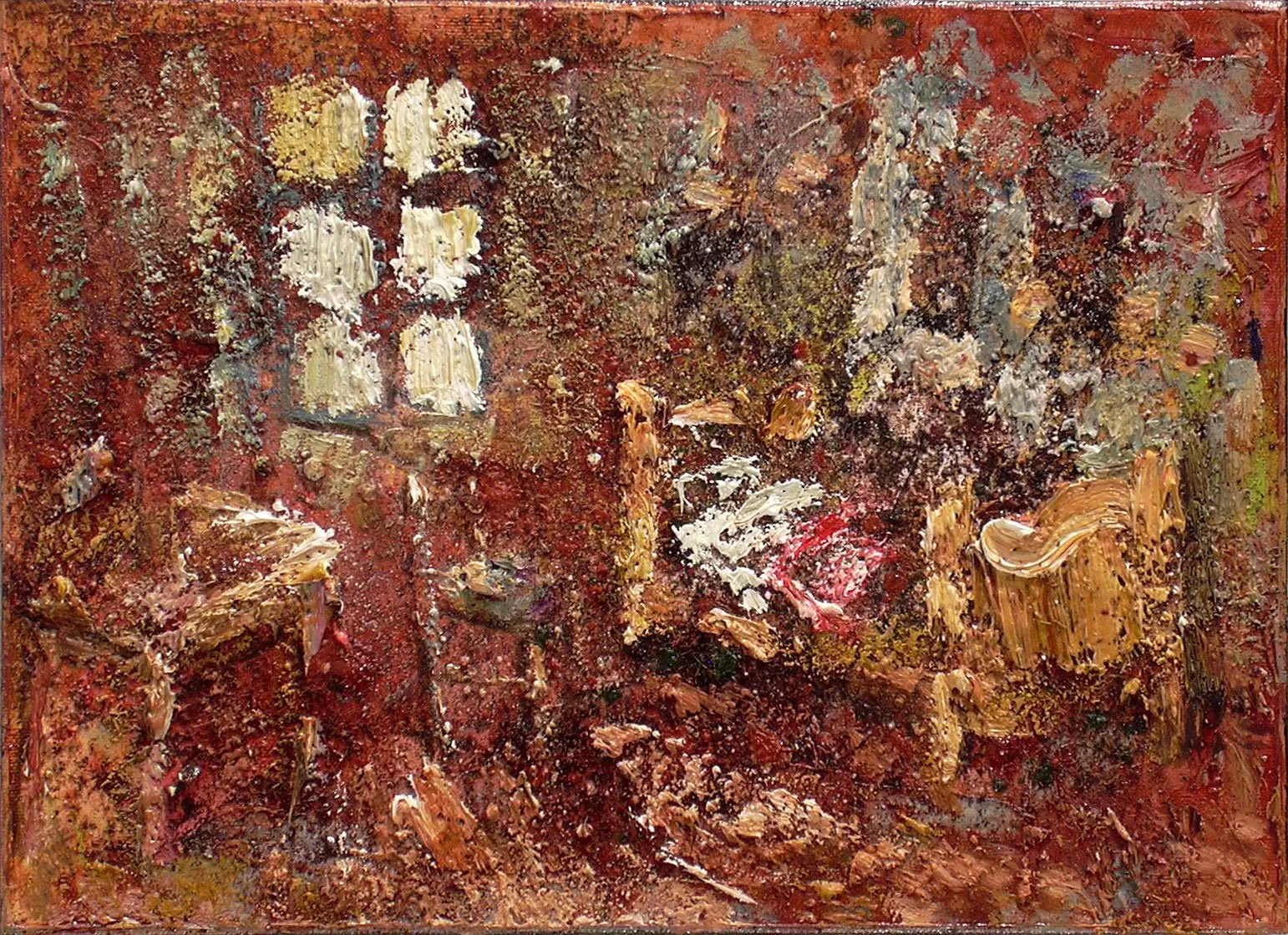 Chambre d'Arles, 2004, huile sur toile, 24x33 cm