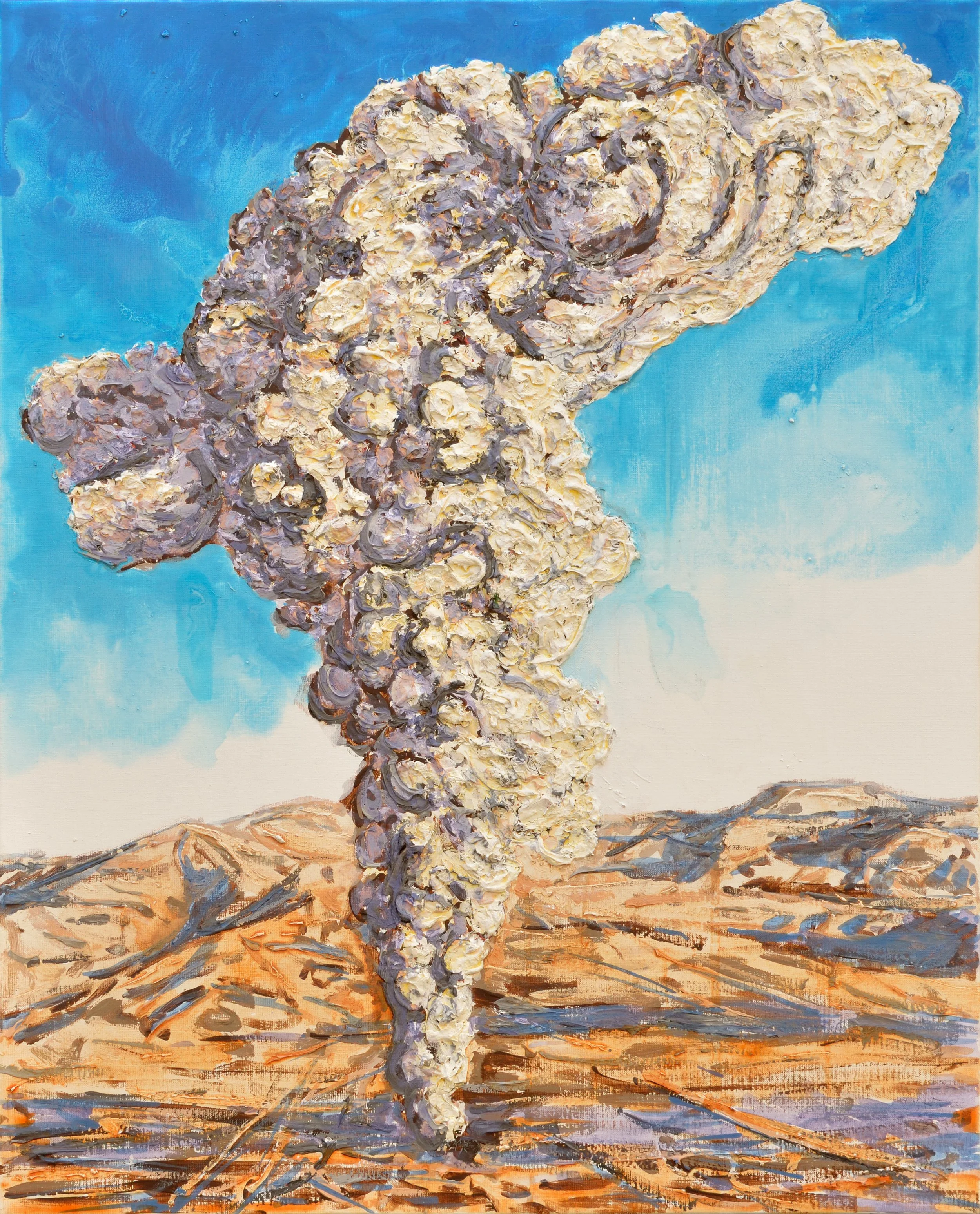 Emery, 2015, huile sur toile, 100x81 cm 