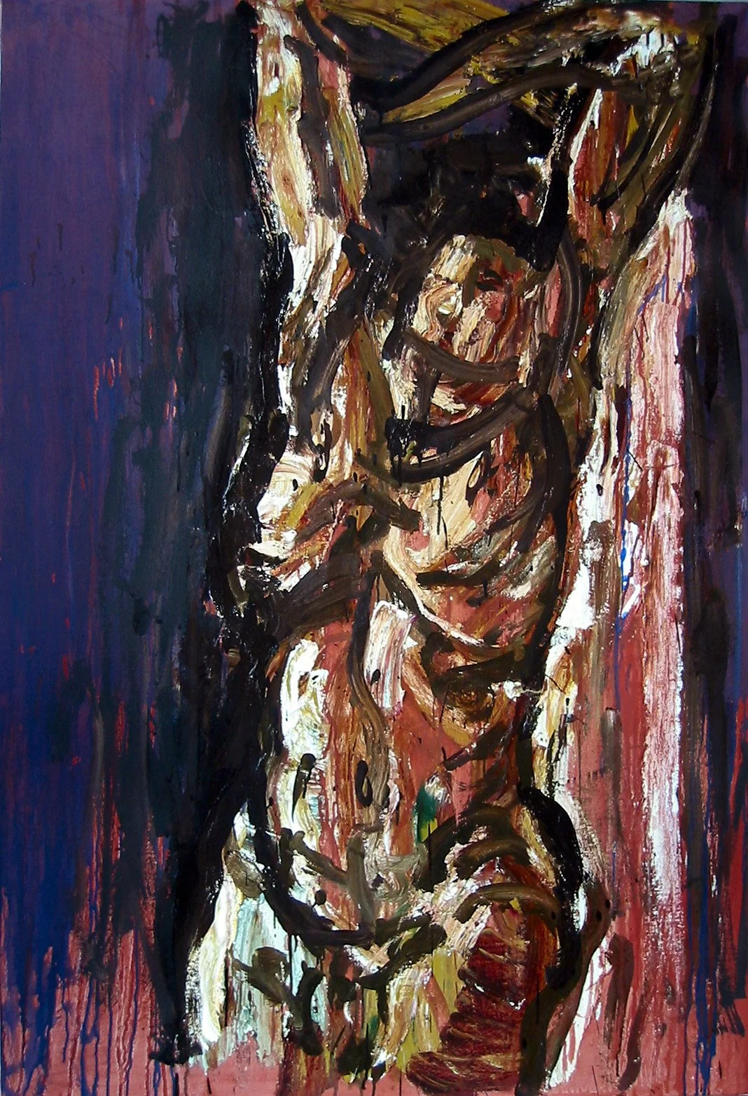 Martyr IV, 2001, huile sur toile, 130x89 cm