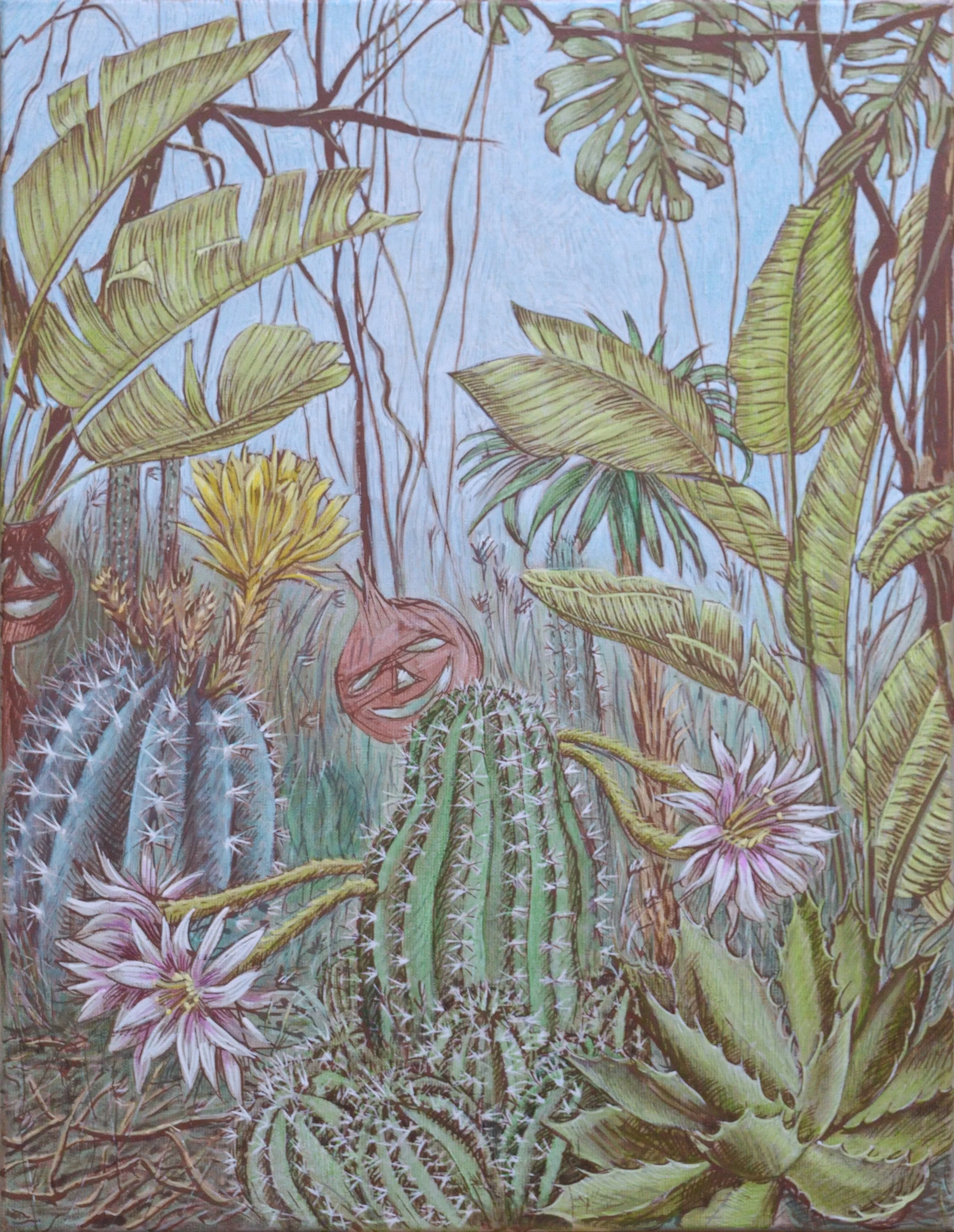 D’après Calder, 2020, huile sur toile, 65x50 cm