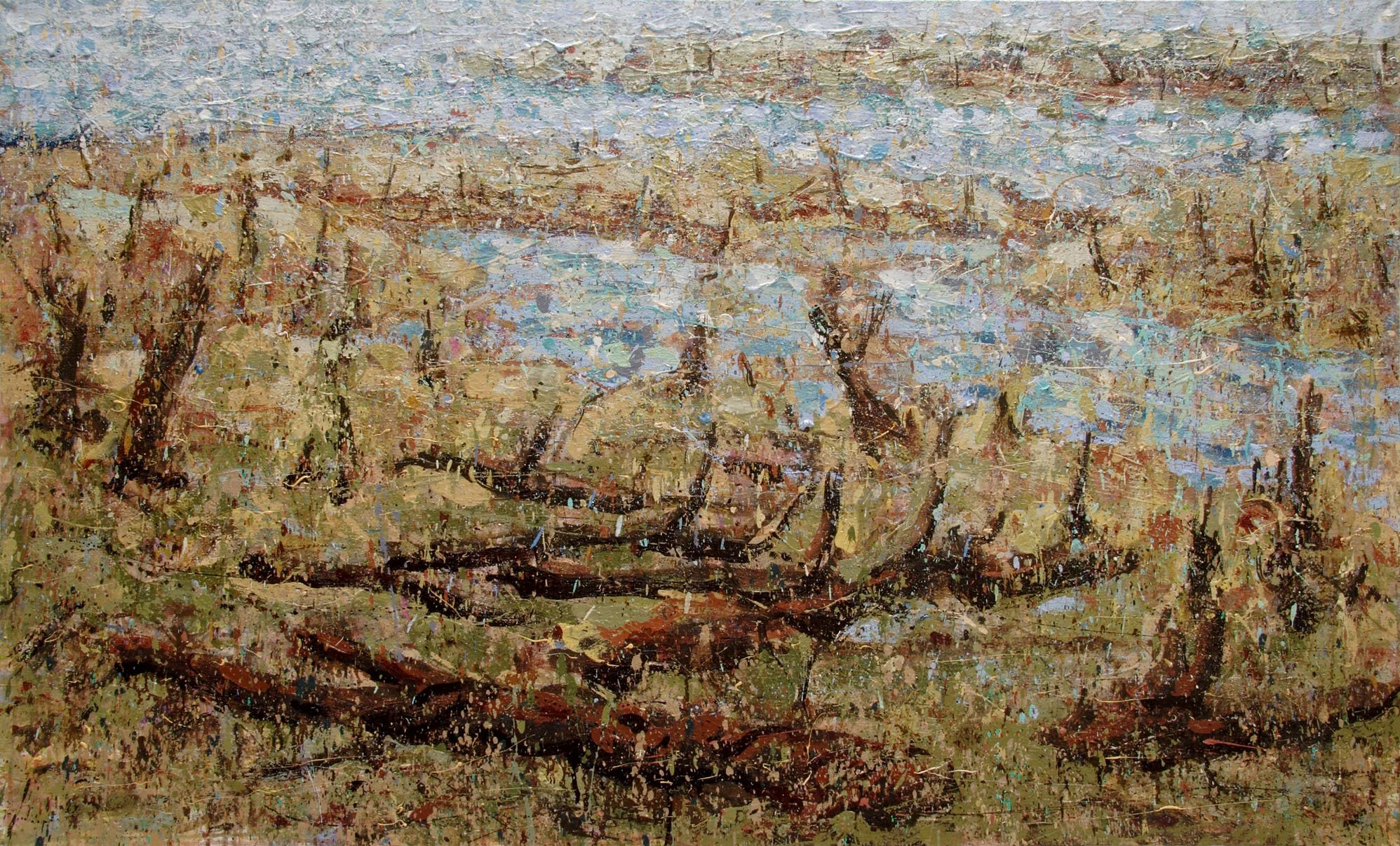 No Man's Land, 2006, huile sur toile, 97x162 cm