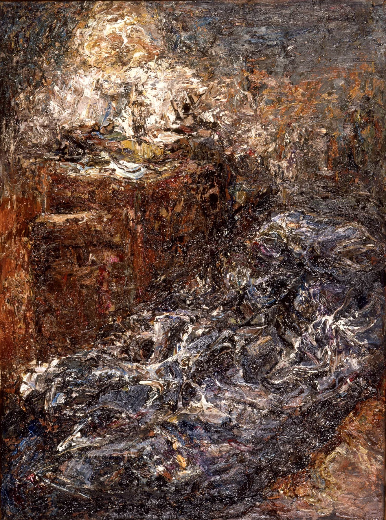 Chambre verte, 1999, huile sur toile, 80x60 cm