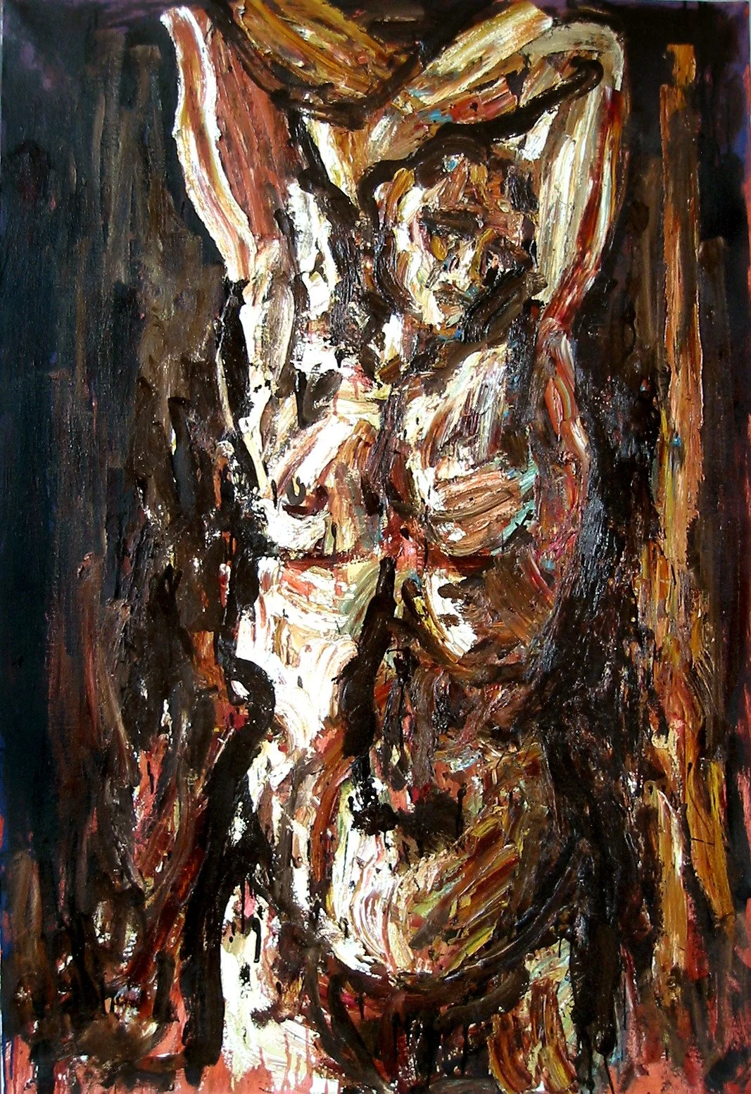 Martyr III, 2001, huile sur toile, 130x89 cm